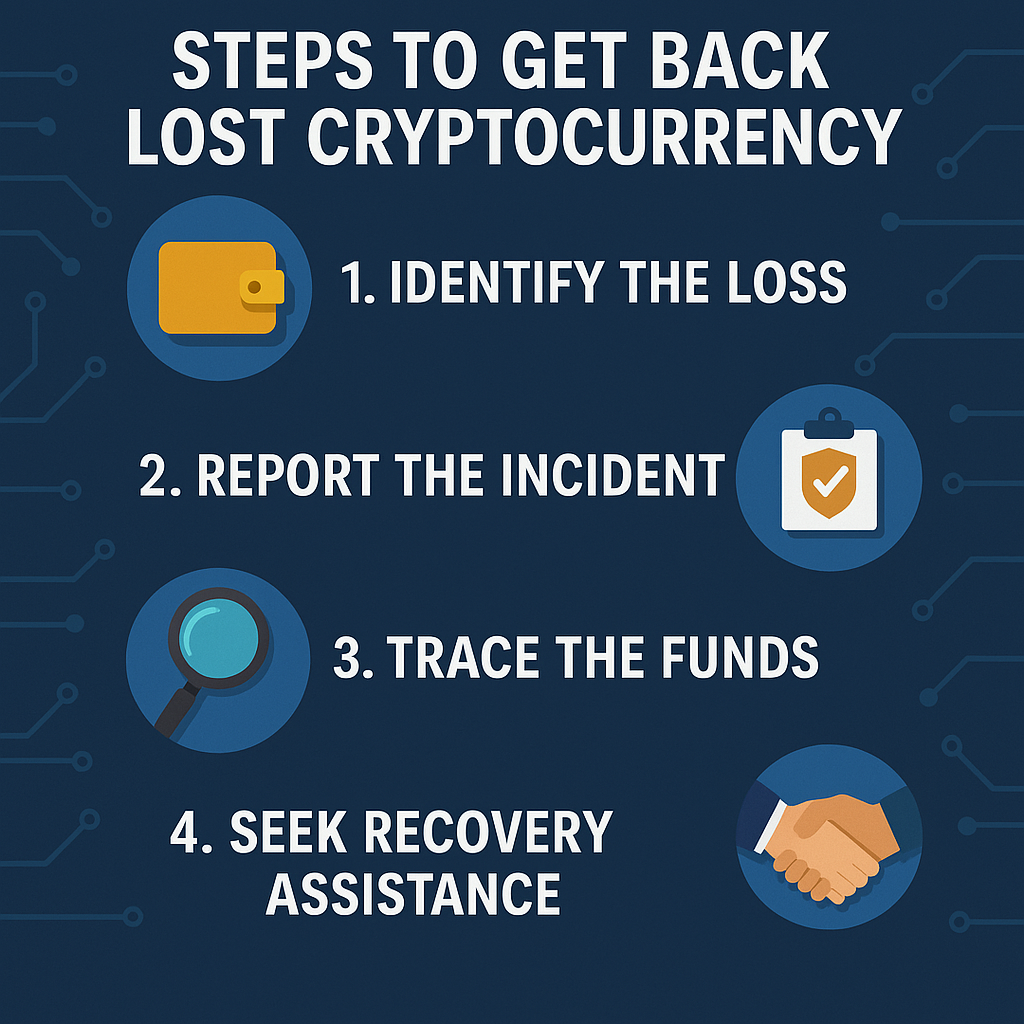 get back lost cryptocurrency.