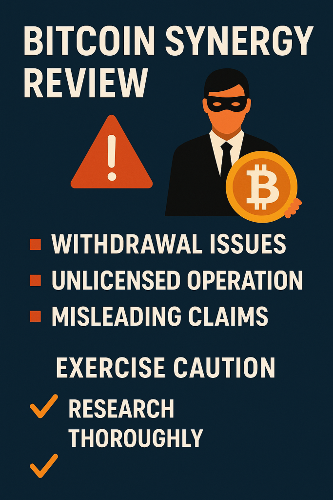 Bitcoin Synergy Review: Unmasking the Red Flags and Ensuring Your Financial Safety
