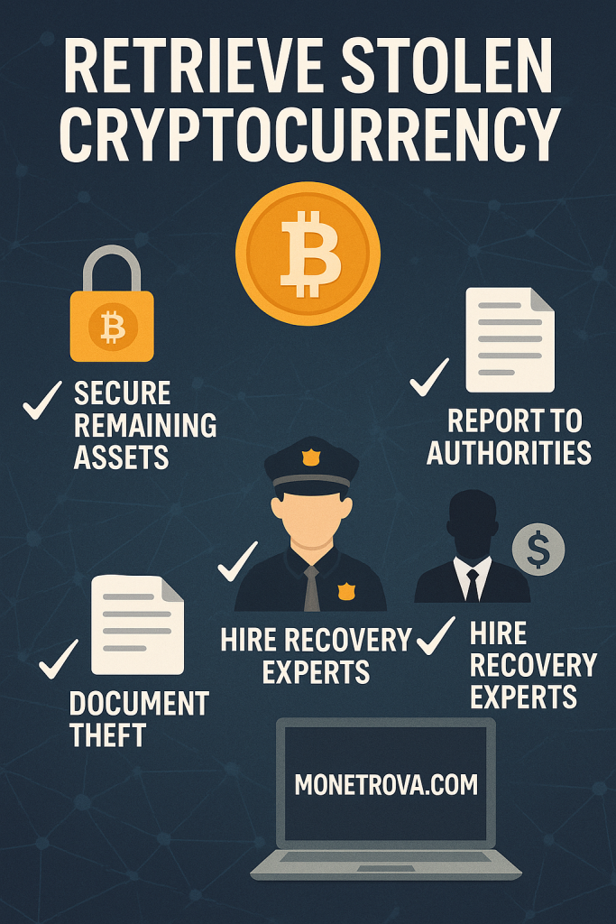 retrieve stolen cryptocurrency
